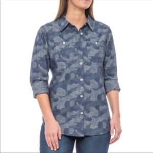 Carhartt Women’s Camo Print Chambray Denim Shirt